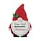 Glitzhome® 15'' Lighted Wooden Christmas Gnome Countdown Calendar
